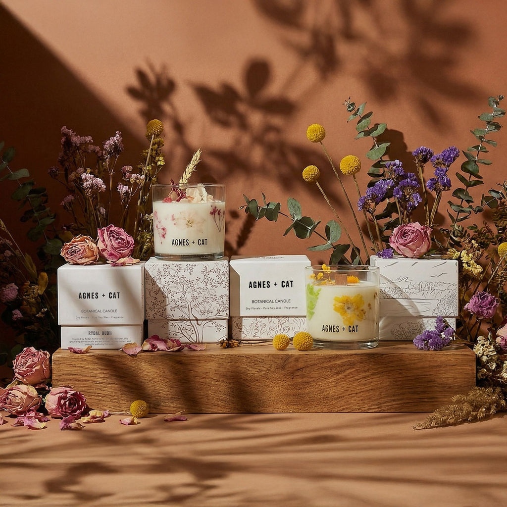 Vela Botanica de soja · Moorland Agnes + cat