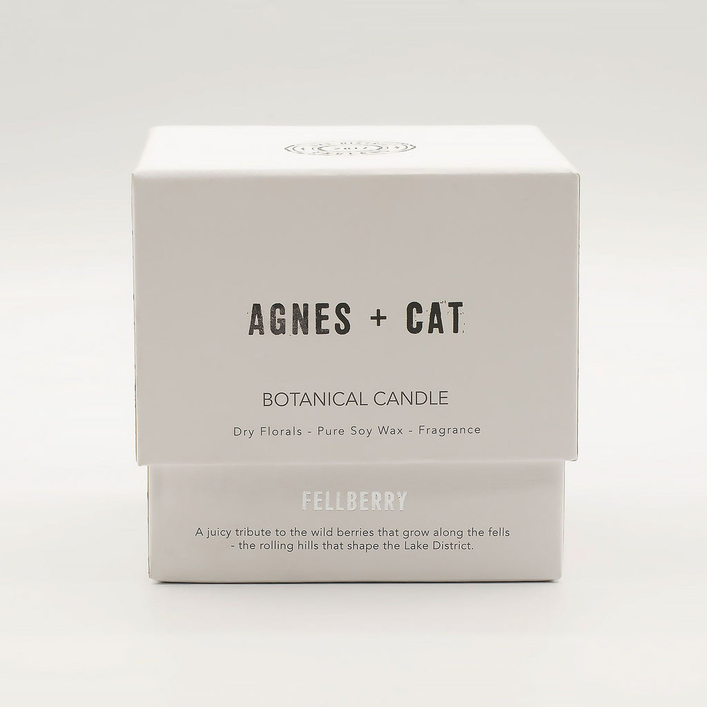 Vela botanica de soja · Fellberry Agnes + cat