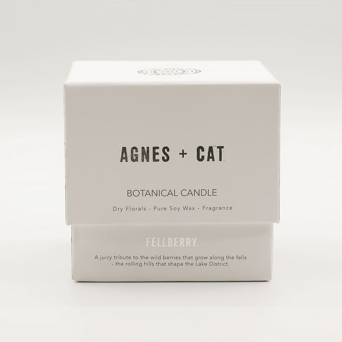 Vela botanica de soja · Fellberry Agnes + cat