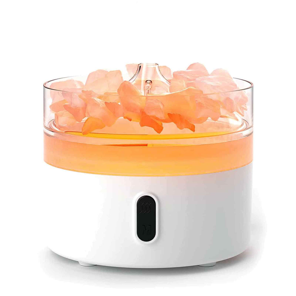 Difusor de Aroma de Sal del Himalaya - Luz Ambiente ·200 ml  (Sal incluida)