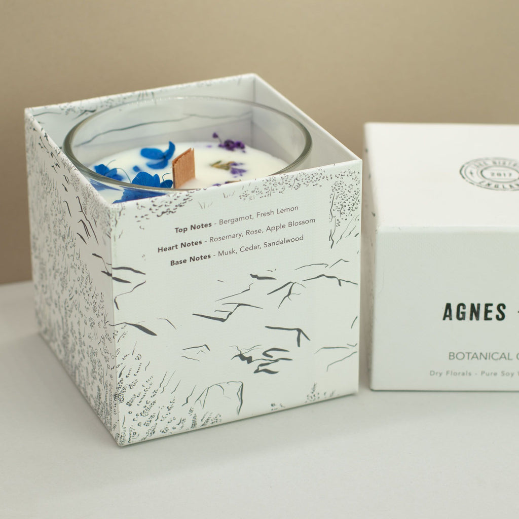 Vela Botanica de soja · Moorland Agnes + cat