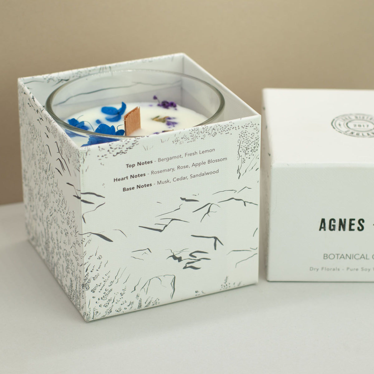 Vela Botanica de soja · Moorland Agnes + cat