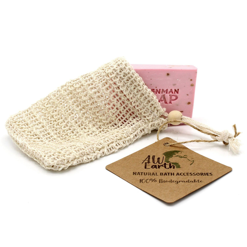 Bolsa Exfoliante de yute Natural para jabon - Ritual de ducha