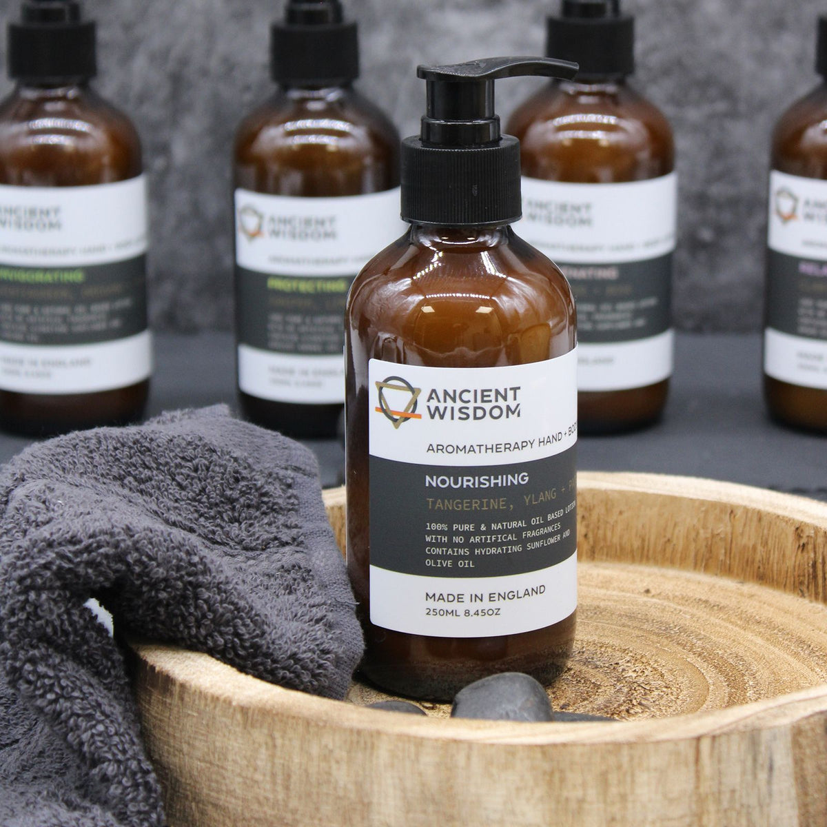 Loción para manos y cuerpo de salvia esclarea y lavanda 250 ml