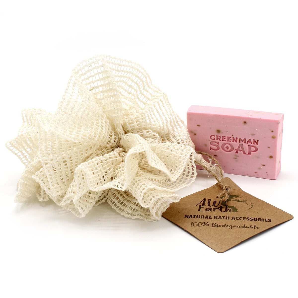 Esponja Corporal Natural de Ramio · Exfoliante y Biodegradable · 55gr